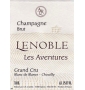 �tiquette de Lenoble - Cuv�e Les aventures
