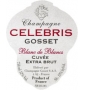 �tiquette de Gosset - C�l�bris Blanc de Blancs